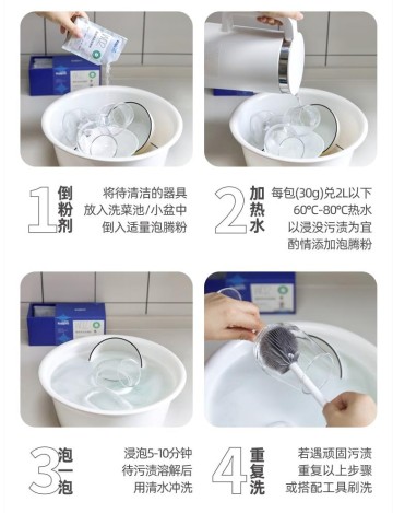 如何正确使用餐厨泡腾粉：温水还是开水？
